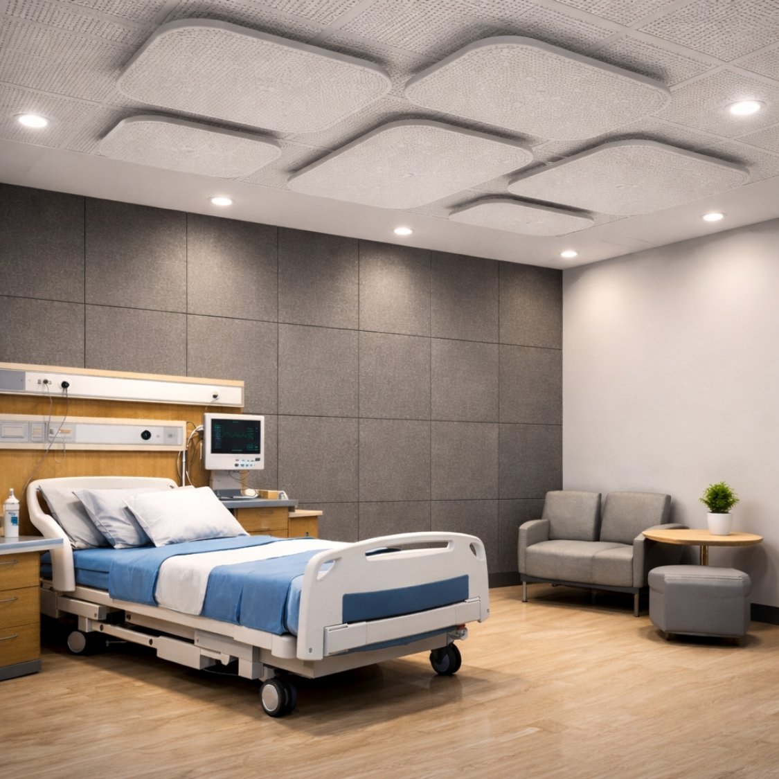 Patient room acoustics